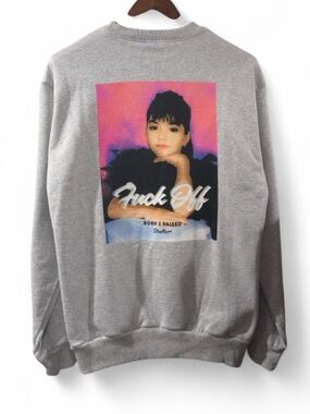 BORN X RAISED F*** Off Crewneck Sweatshirt Size Men’s Medium (NWOT)